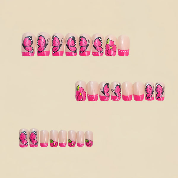 24pcs/Set Press On Nails