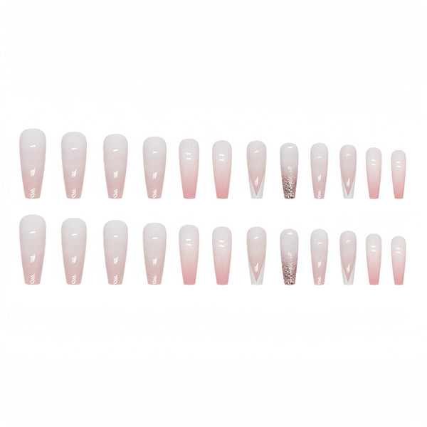 24pcs/Set Press On Nails