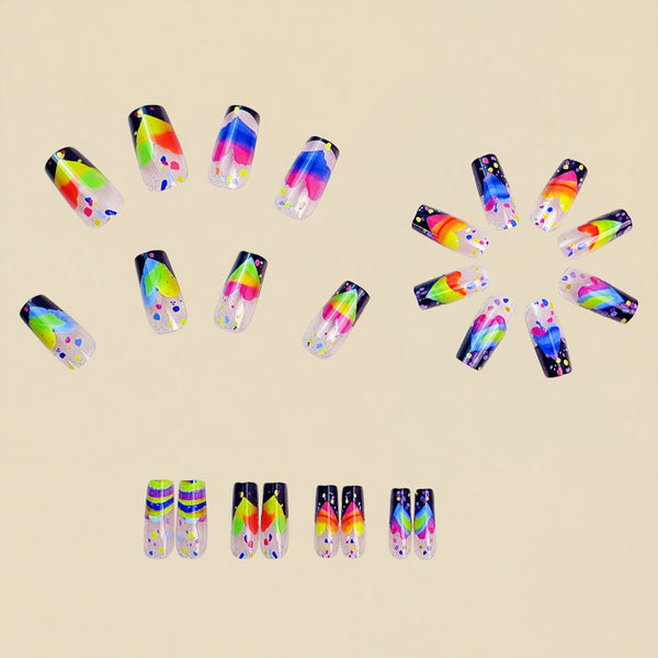 24pcs/Set Press On Nails