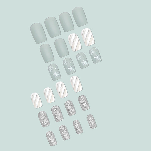 White Snowflake(Press on nail)