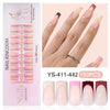Five-color square patch manicure 150 pieces