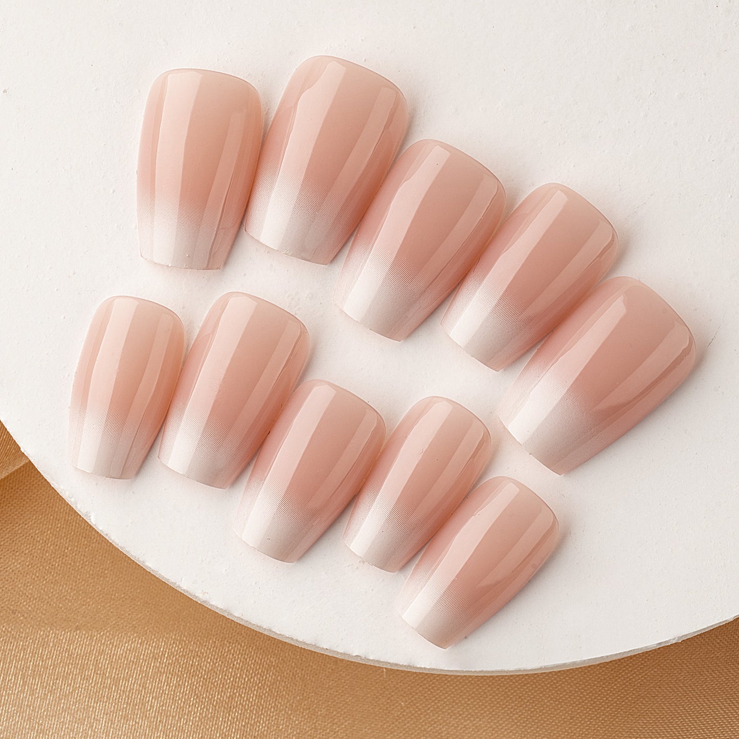 240 pieces of boxed ballet square fake nails