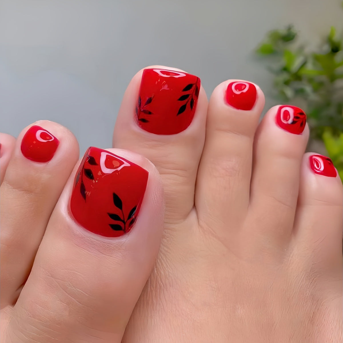 Pedicure fake nail Y879