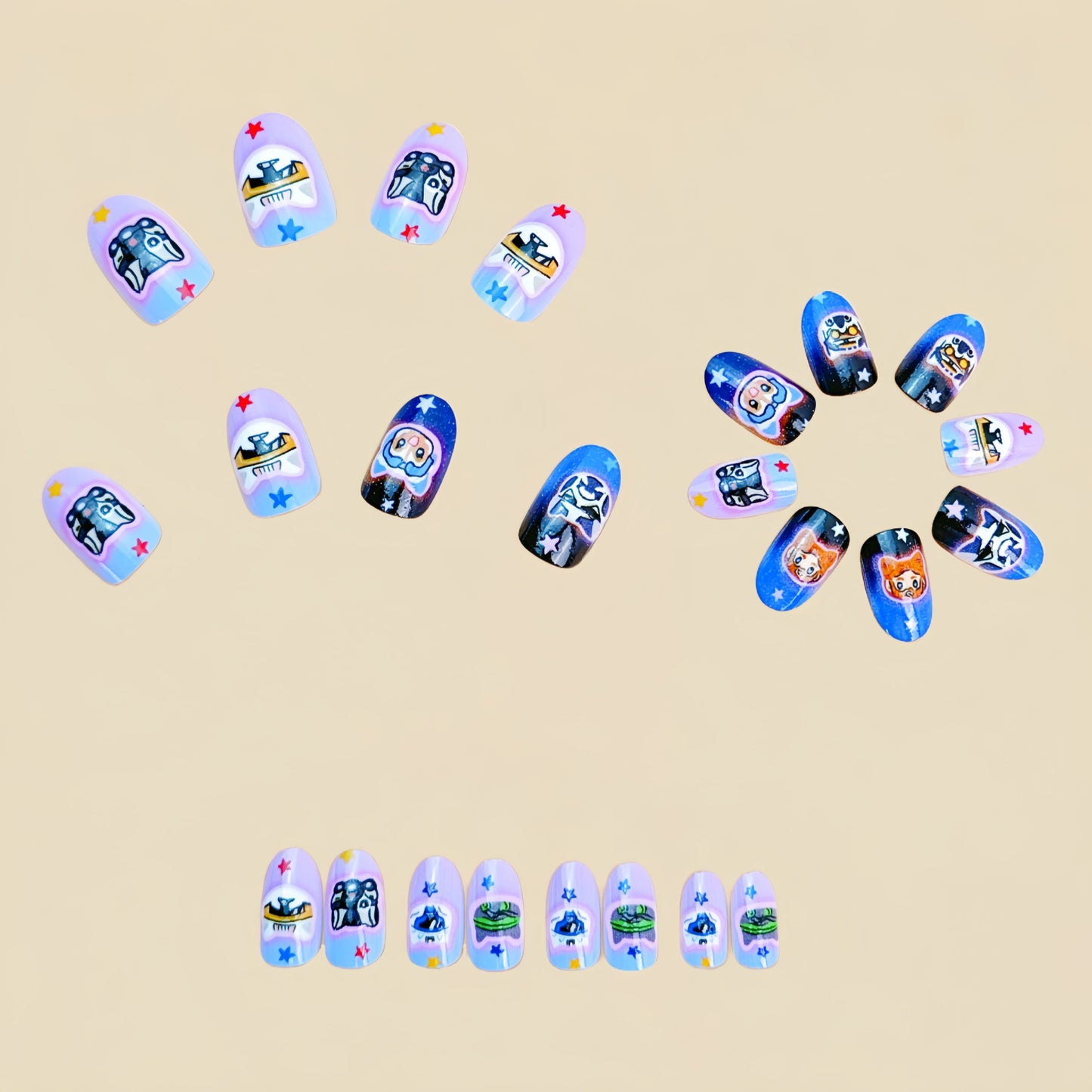 24pcs/Set Press On Nails