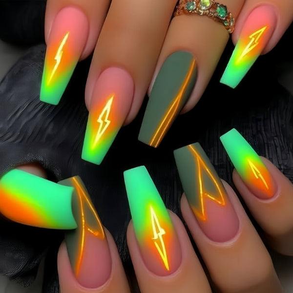 24pcs/Set Press On Nails