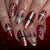 24pcs/Set Press On Nails C1312