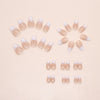 30 pieces of white ombre