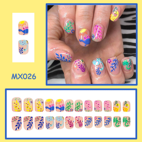 24pcs/Set Press On Nails