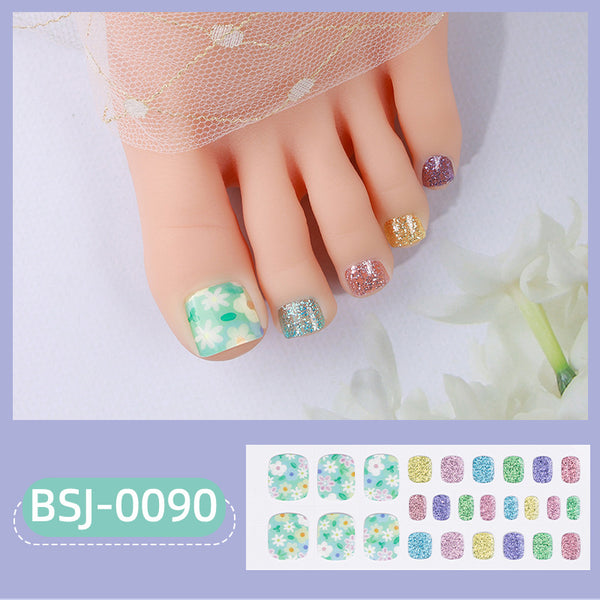 Bandes de vernis gel pour pédicure