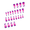 Purple flowers ombre