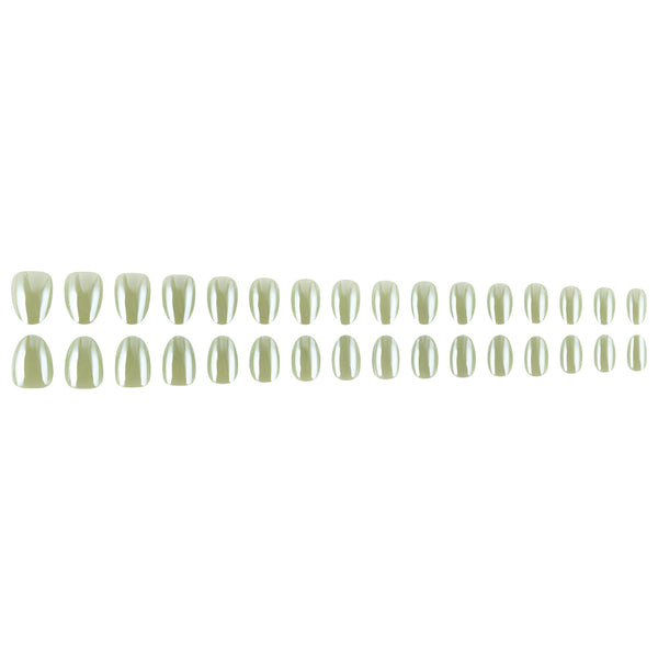Lime Green Plated 32 Pcs