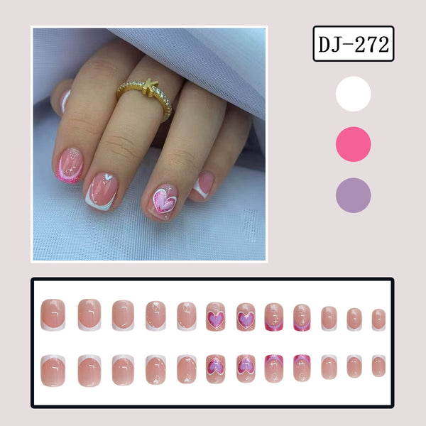 Pink and White French