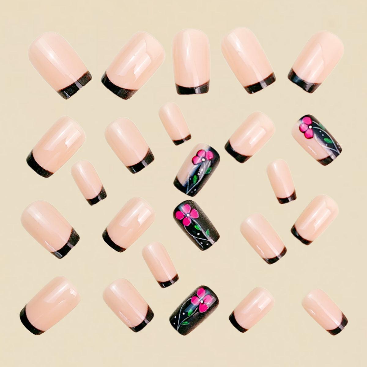 24pcs/Set Press On Nails