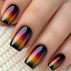Multi-color ombre manicure