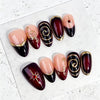 30 pieces fuchsia gradual change