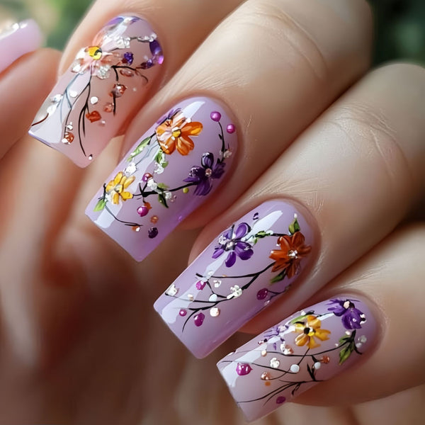 24pcs/Set Press On Nails