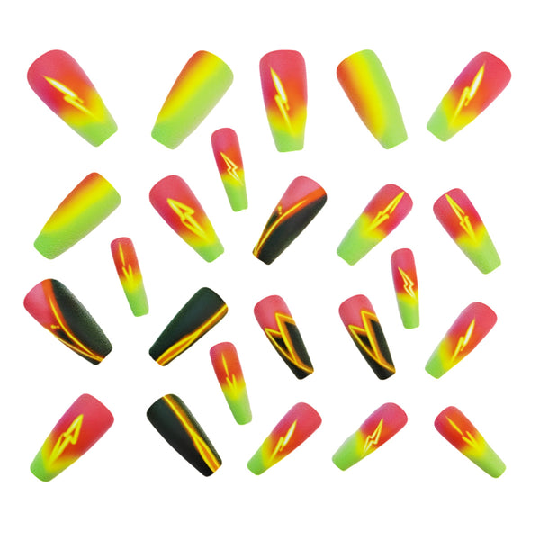 24pcs/Set Press On Nails