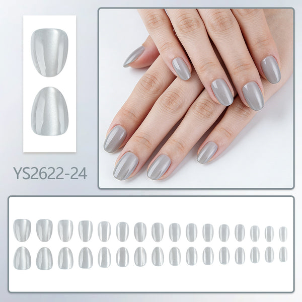 Silver gray cat eye 32 pieces