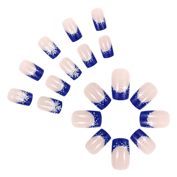 French blue snowflake