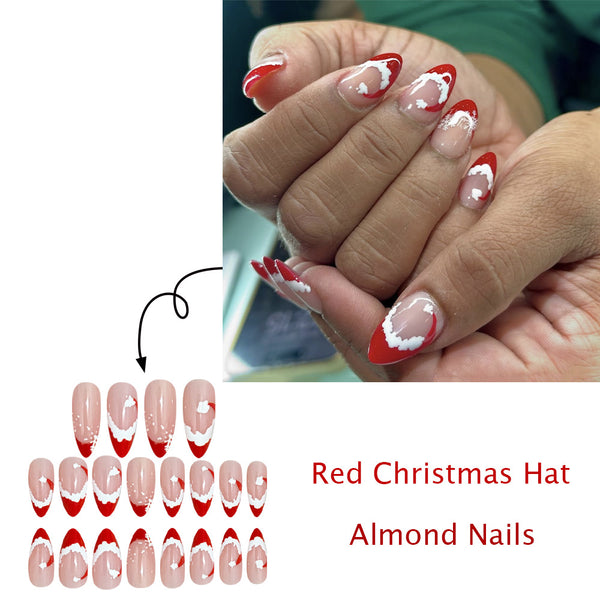 24pcs/Set Press On Nails JB992