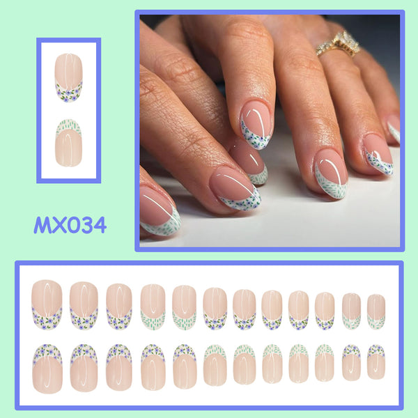 24pcs/Set Press On Nails