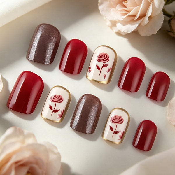 Rose pop glitter