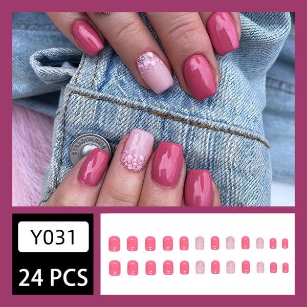 24pcs/Set Press On Nails