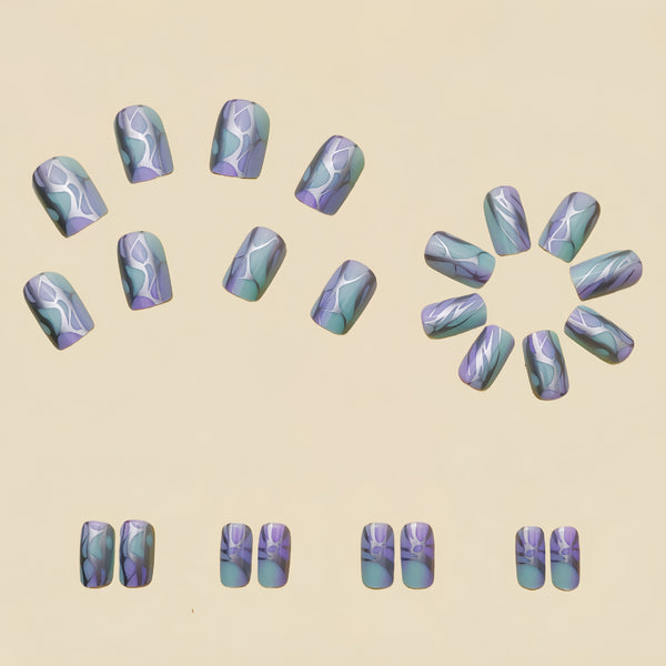 24pcs/Set Press On Nails