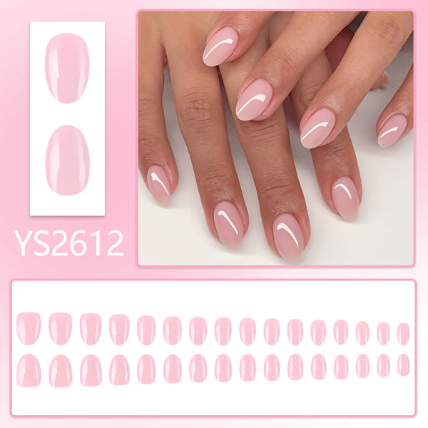 32 pieces of light naked pink.