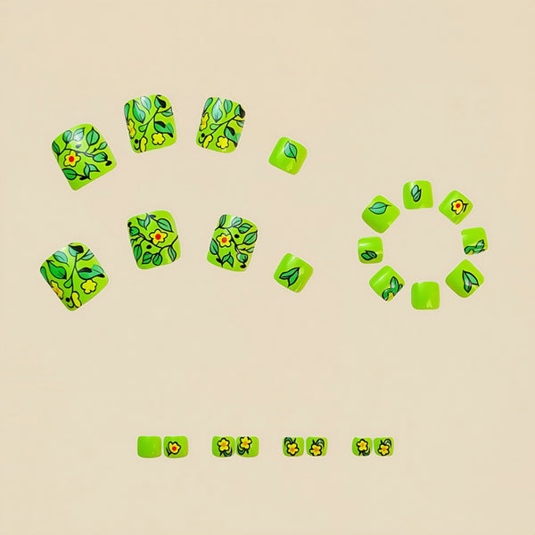 Pedicure fake nail Y593