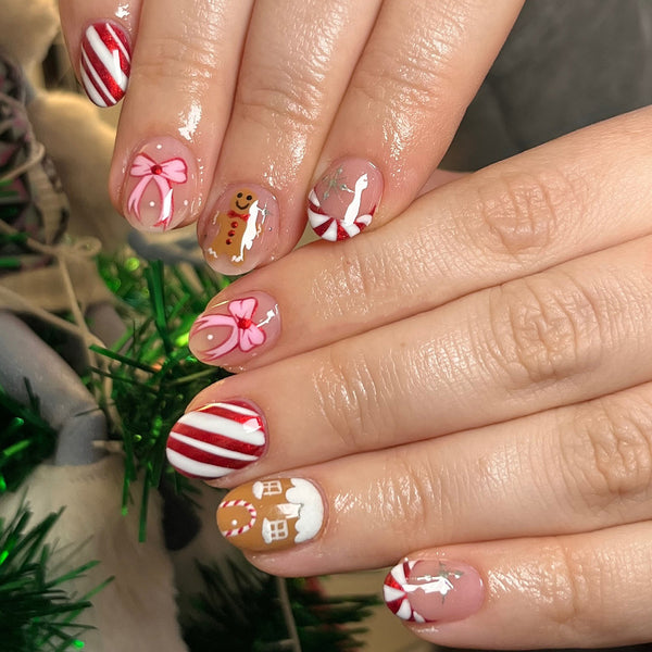 24pcs-set-press-on-nails M31