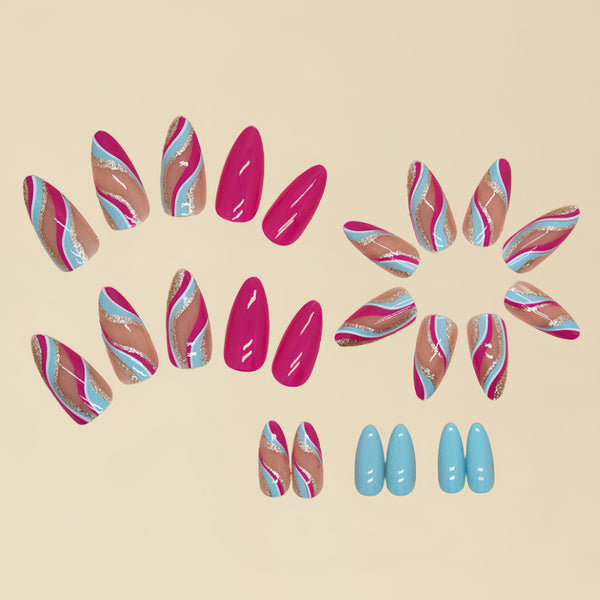 24pcs/Set Press On Nails