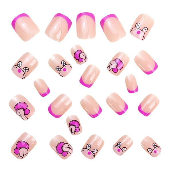 24pcs/Set Press On Nails