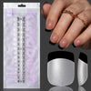 120 pcs French matte false nails