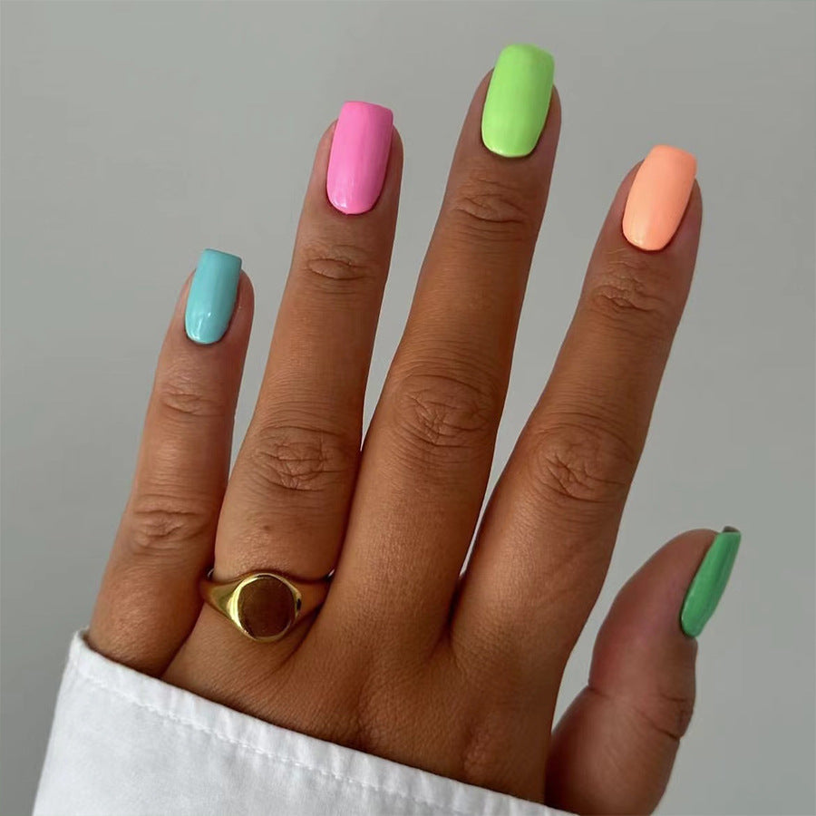 12 Sizes-24 Pcs Press On Nails C379
