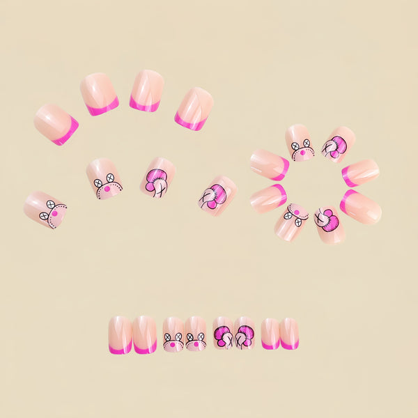 24pcs/Set Press On Nails