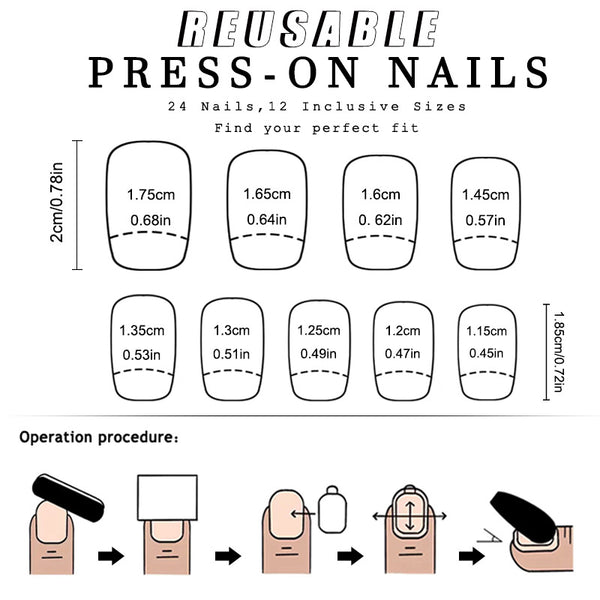 Halloween Press On Nail C399