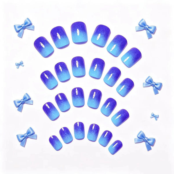 Ombre blue purple