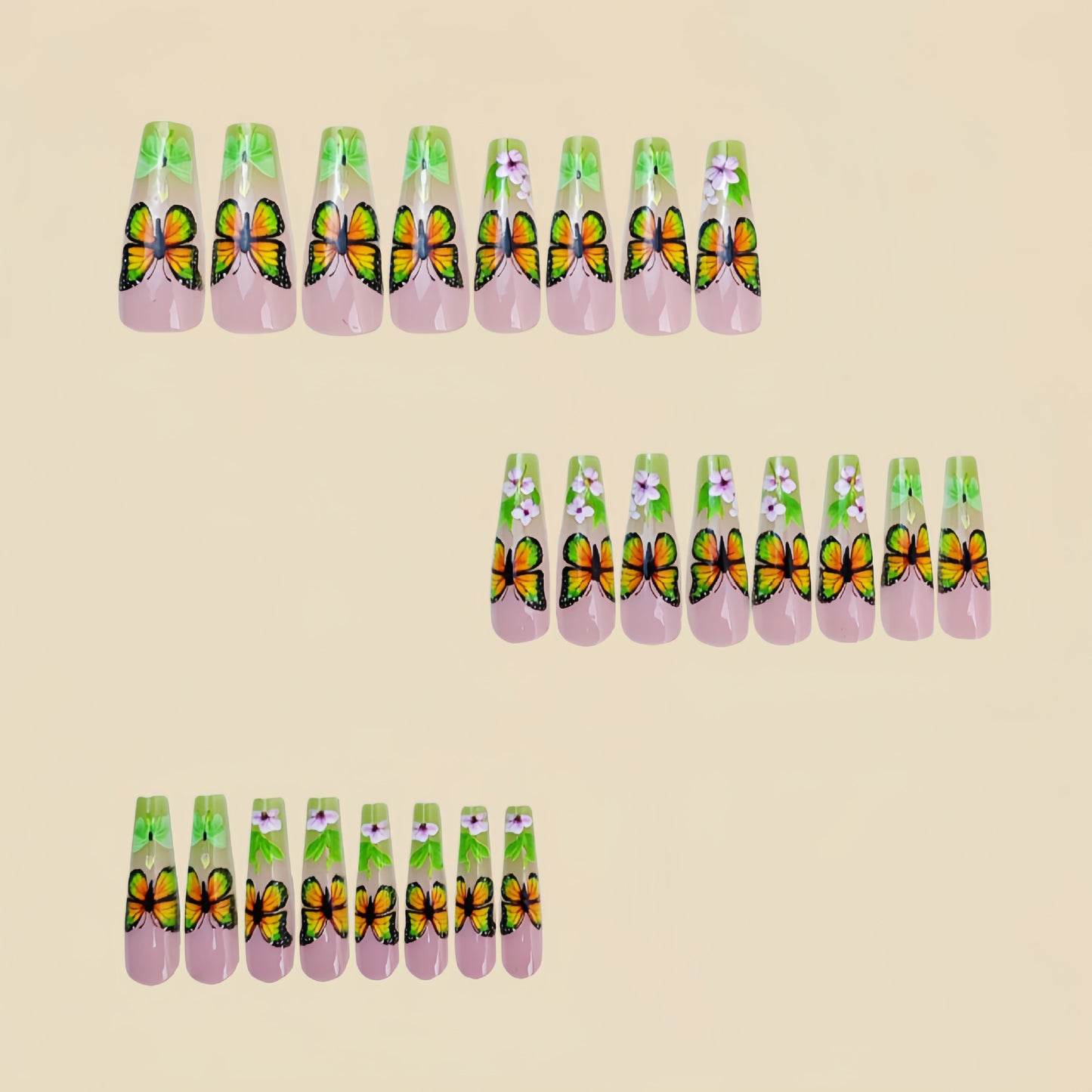 24pcs/Set Press On Nails