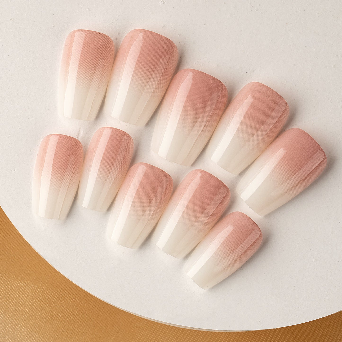 240 pieces of boxed ballet square fake nails
