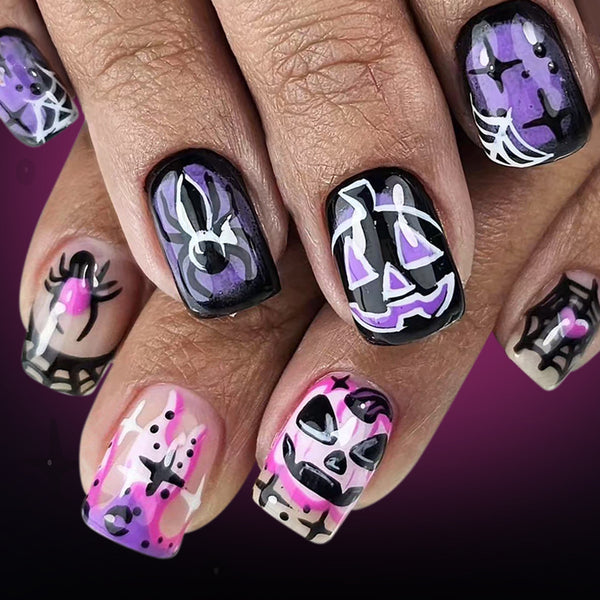 Halloween Press On Nail C1132