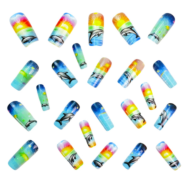 24pcs/Set Press On Nails