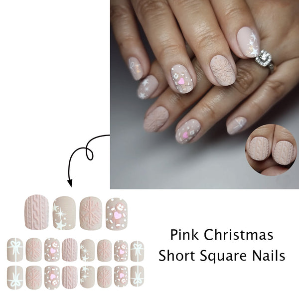 24pcs/Set Press On Nails JB989