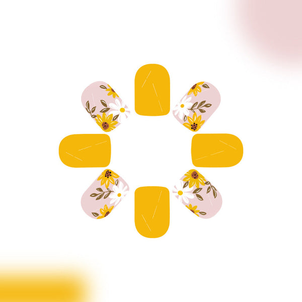 12 Sizes-24 Pcs Press On Nails C803