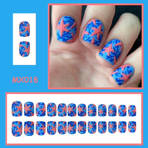 24pcs/Set Press On Nails