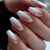 Milk white peach pink ombre gold glitter
