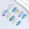 Embossed gilt cat's eye 30 pieces