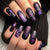 Black purple color scheme