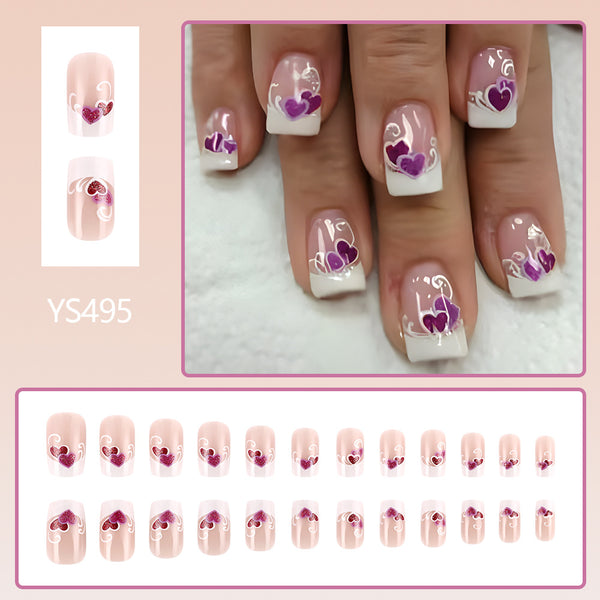 24pcs/Set Press On Nails