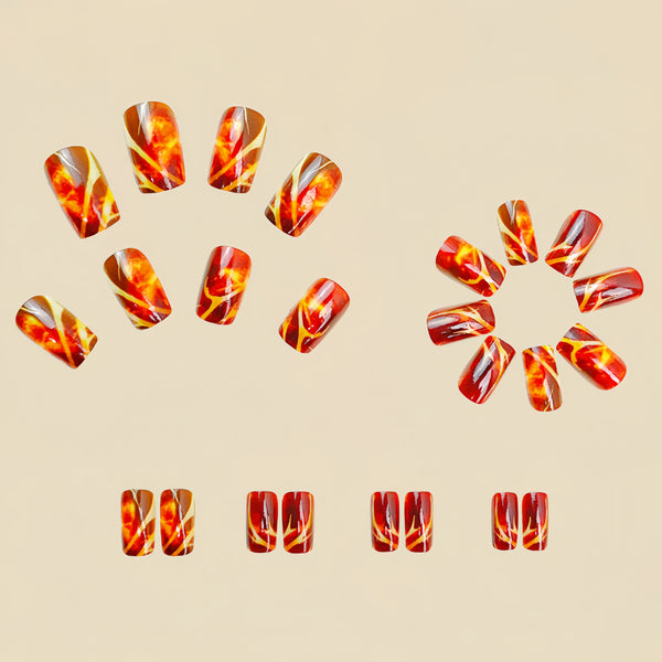 24pcs/Set Press On Nails